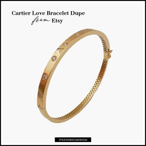 cartier love bracelet dupe 14k gold|how to tell if a cartier bracelet is real.